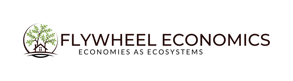 Logo for Flywheel Economics - economies as ecosystems